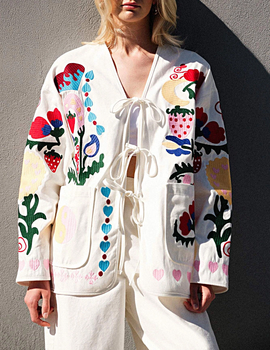 Atelier Embroidered Cotton Jacket – Cuffs.