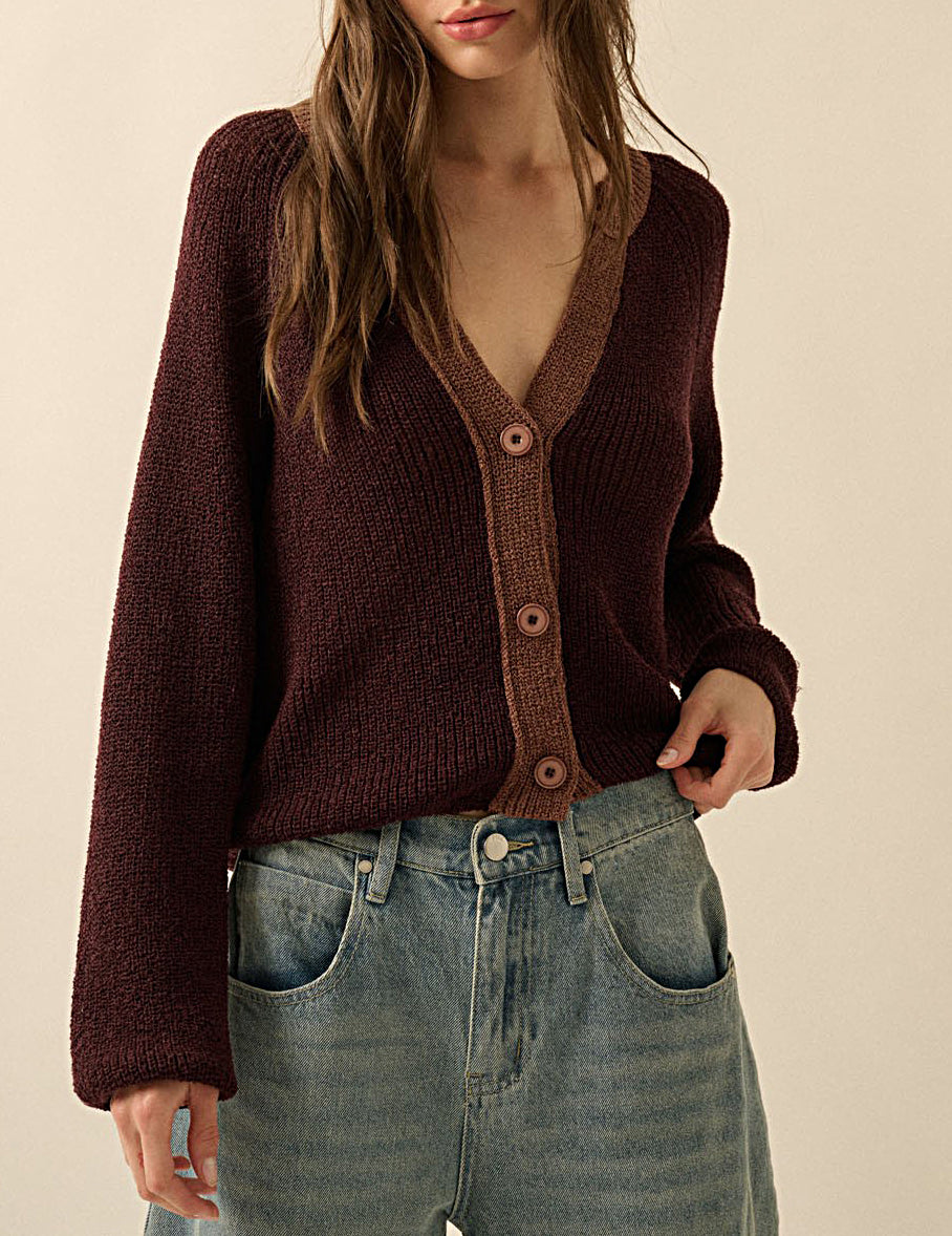 MOIRA COTTON CASHMERE CARDIGAN main image 1