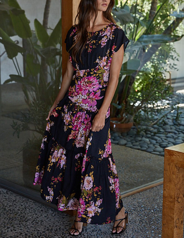 Violeta Drop Waist Floral Maxi Dress - Floral - Small - Curated Women's Apparel & Home Goods By Cuffs. Violeta Drop Waist Floral Maxi Dress - Floral - Small - Curated Women's Apparel & Home Goods By Cuffs.
