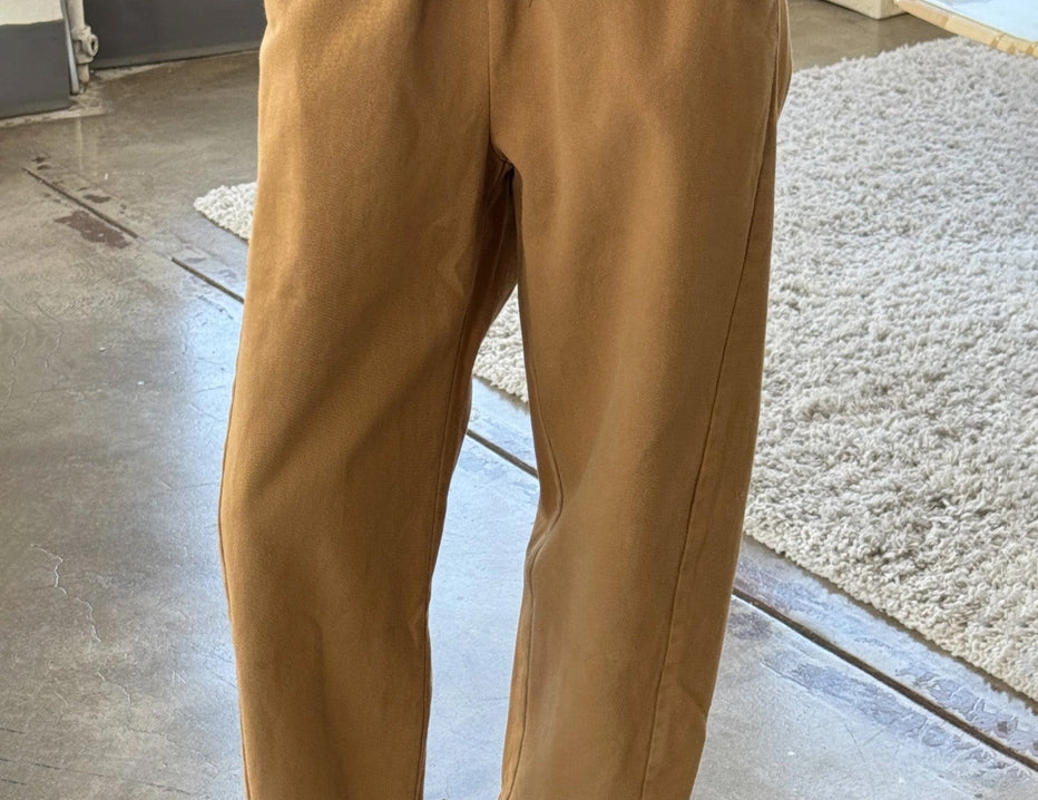 le bon shoppe arc pants tobacco weight canvas adds durability and gives a structured look Le Bon Shoppe - Arc