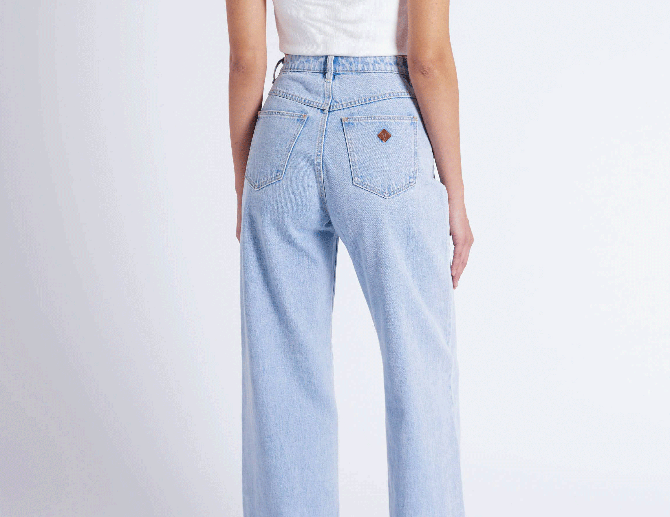 Light blue wide-leg jean Relaxed fit