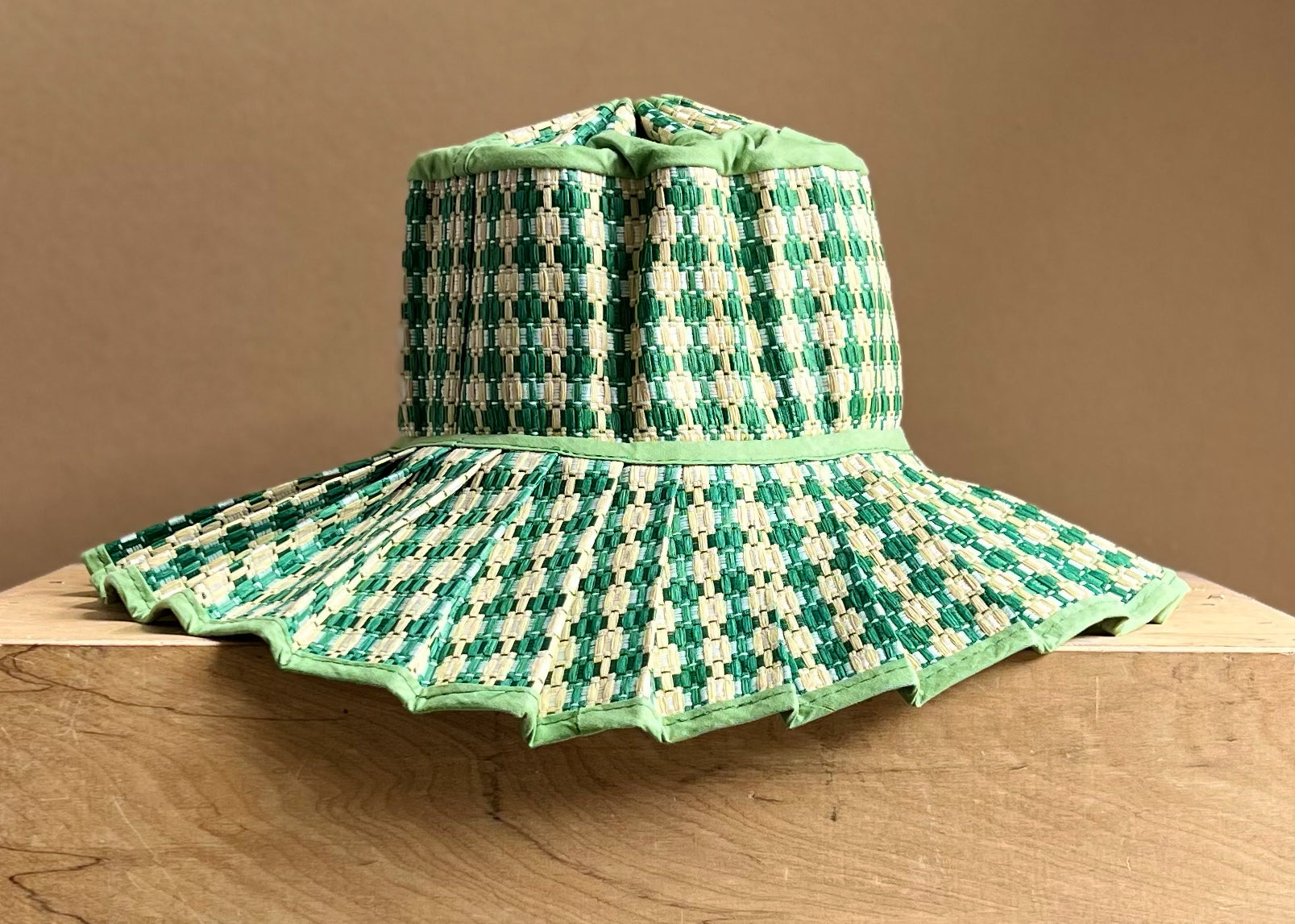 Maisie Foldable Pleated Straw Sunhat