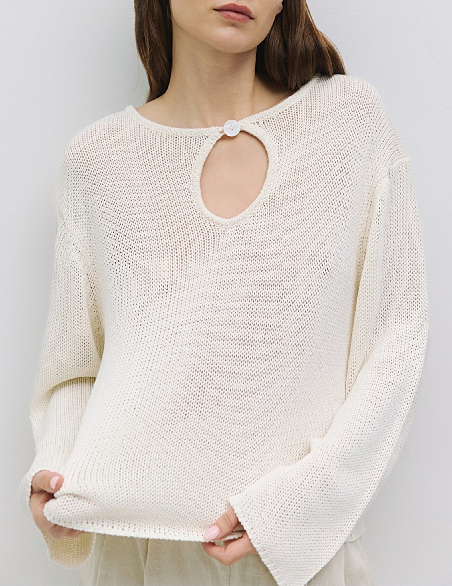 ルエブル LOEUVRE Halter String Knit Pullover （IVORY） KNIT - LOEUVRE